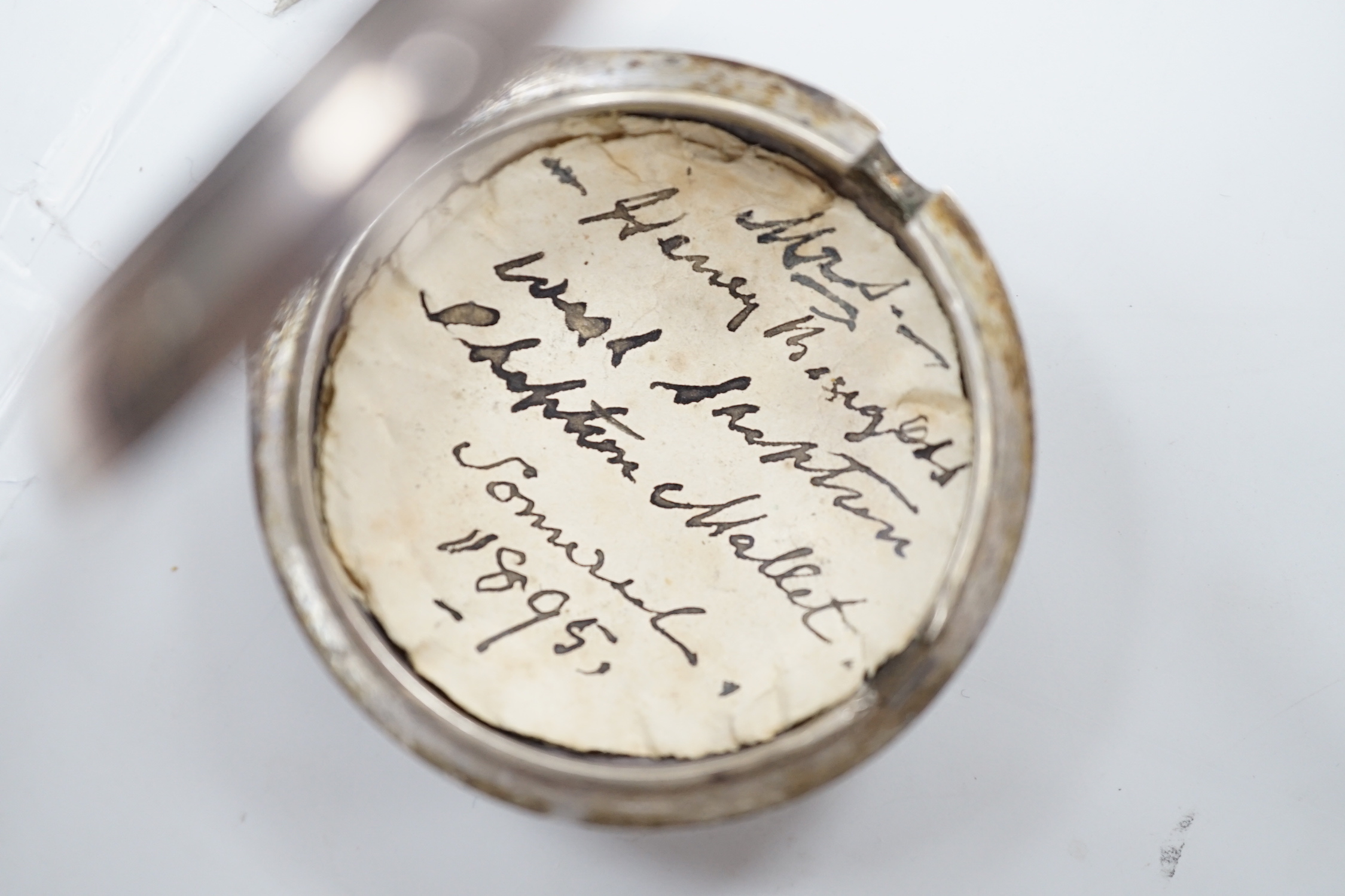 A George III silver pair cased keywind verge pocket watch, by Cranbrook, London, case diameter 50mm.